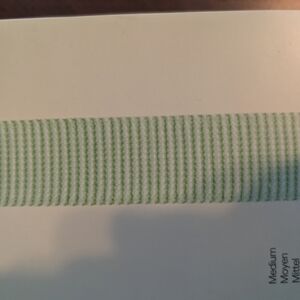 Green Striped Woven Google Pixel Watch Band